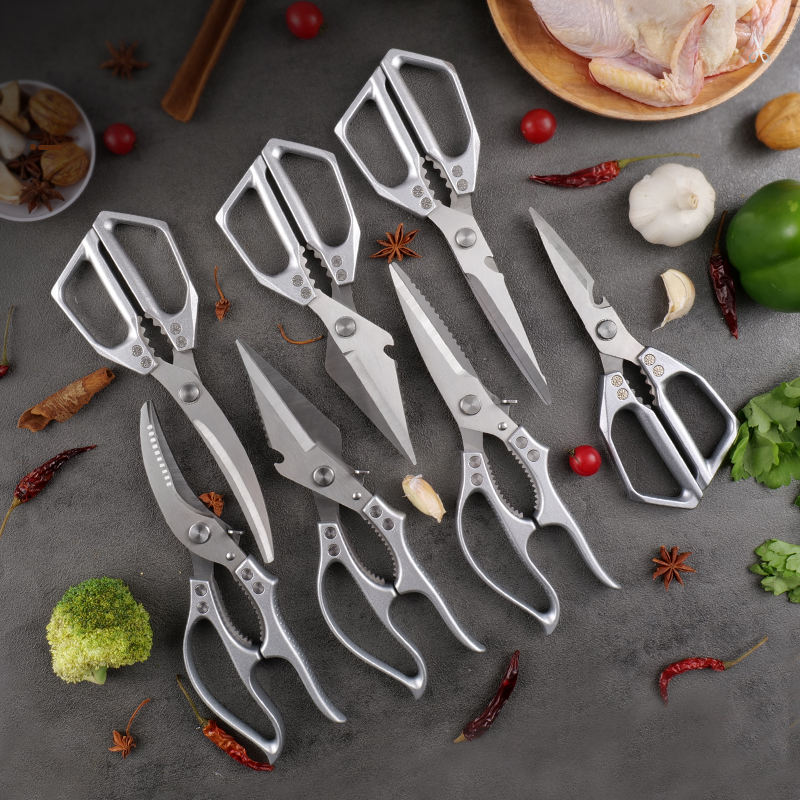 Heavy-Duty Stainless Steel Kitchen Scissors