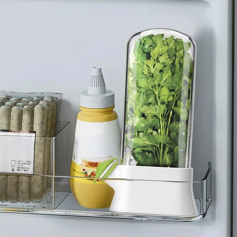 Herb Keeper Container for Refrigerator