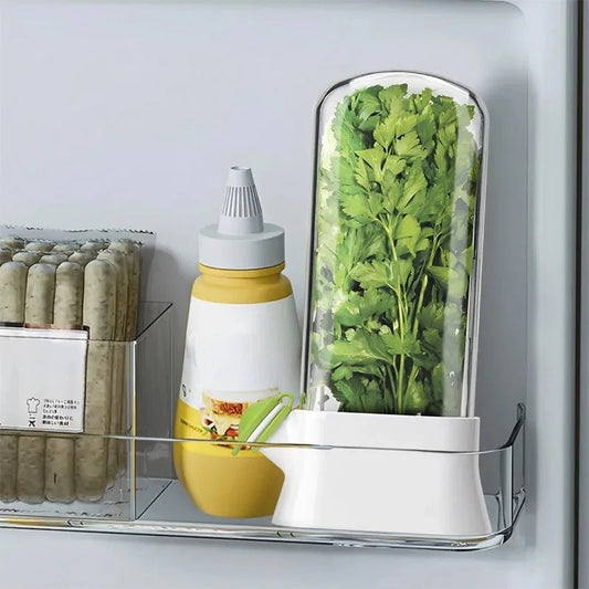 Herb Keeper Container for Refrigerator