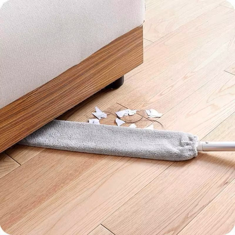 Hogar Retractable Gap Dust Brush - Telescopic Microfiber Duster with Long Handle for Under Bed, Sofa & Appliances