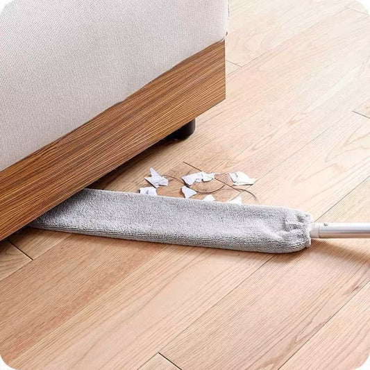 Hogar Retractable Gap Dust Brush - Telescopic Microfiber Duster with Long Handle for Under Bed, Sofa & Appliances