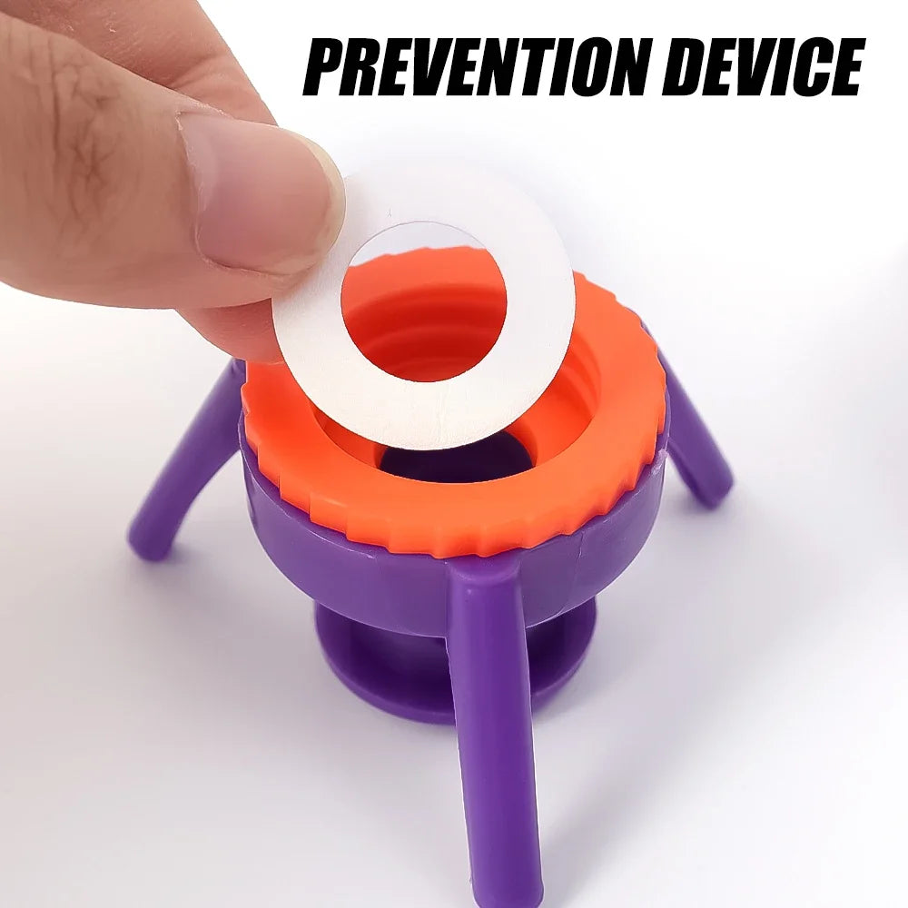Leakproof Upside-Down Bottle Holder Caps (3-Piece Set)