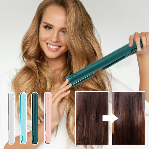 Mini Dual-Purpose Curling Iron, Portable 2-in-1 Hair Styler