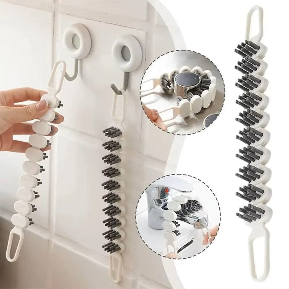 Multi-Function Kitchen Faucet & Crevice Cleaning Brush, Gap Scrubber for Sinks, Counters & Detail Cleaning, 1 PC