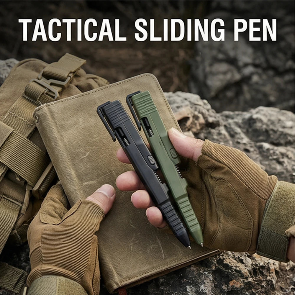 Premium Slide-Action Tactical Ballpoint Pen