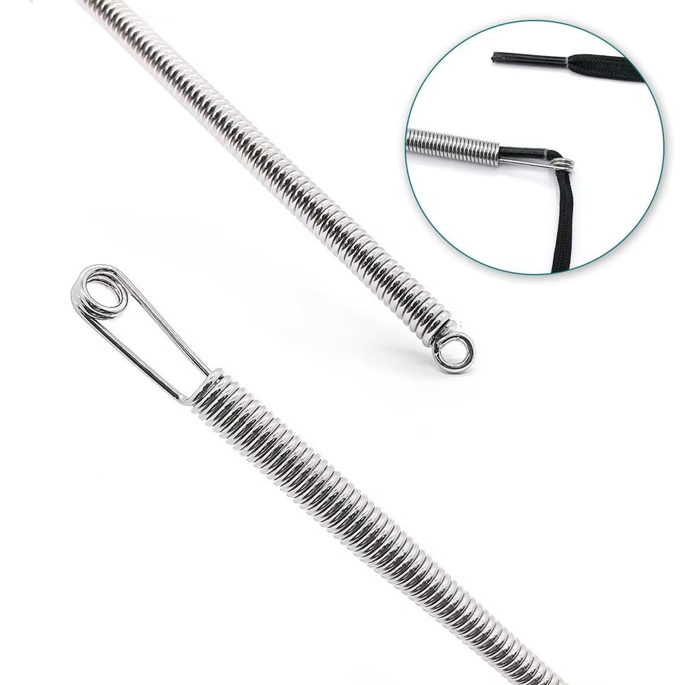 Stainless Steel Rope Threader Tool, Multi-Purpose Drawstring & Elastic Band Guide