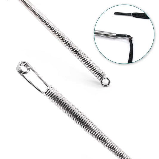 Stainless Steel Rope Threader Tool, Multi-Purpose Drawstring & Elastic Band Guide