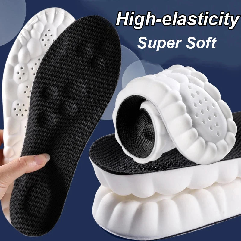 Unisex Cushioned Arch Support Insoles for Sports & Daily Wear