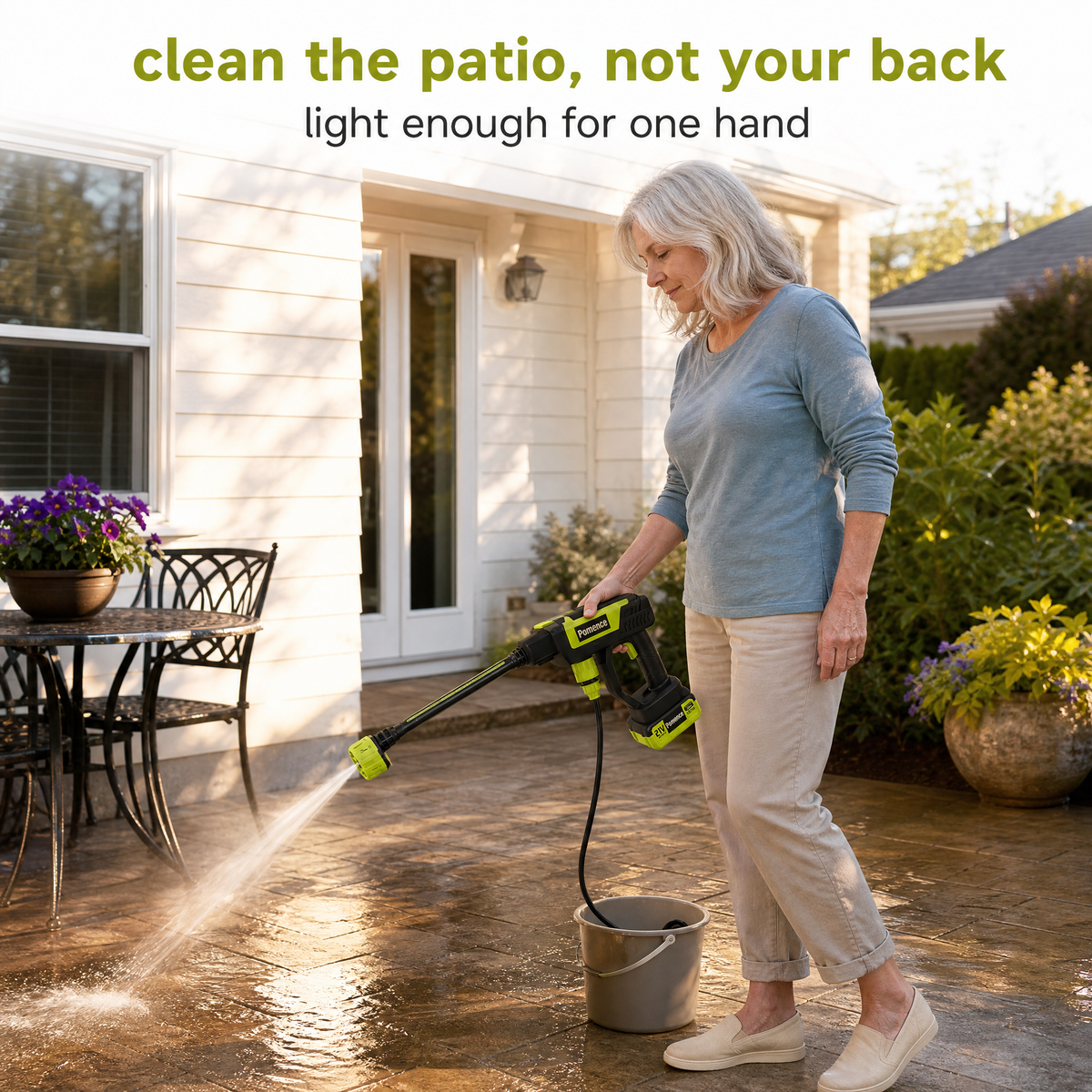 Pomence™ Cordless Pressure Washer