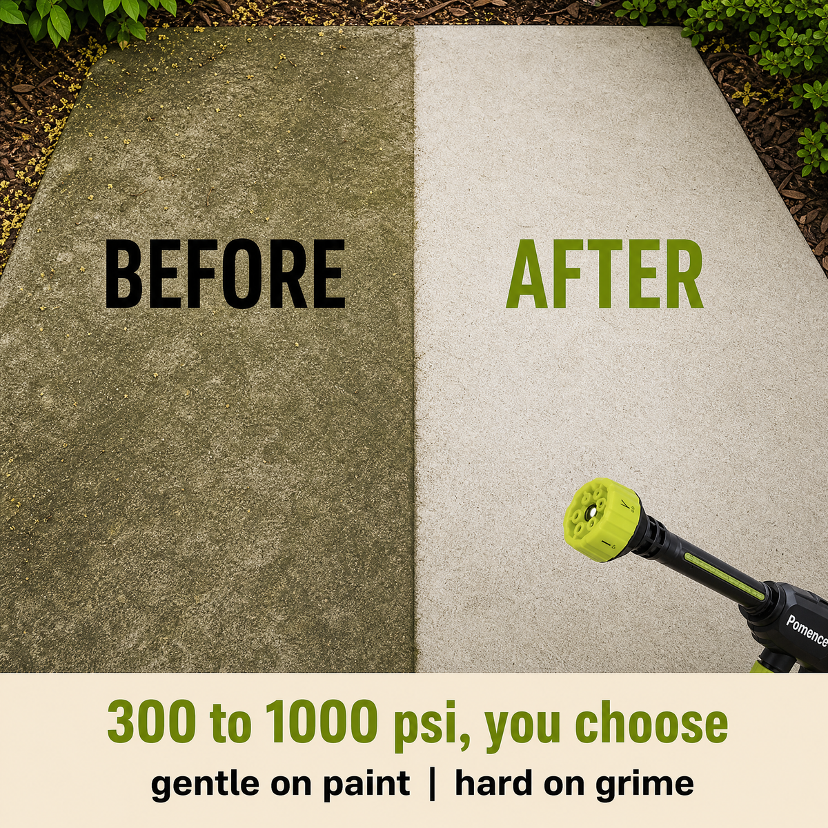 Pomence™ Cordless Pressure Washer