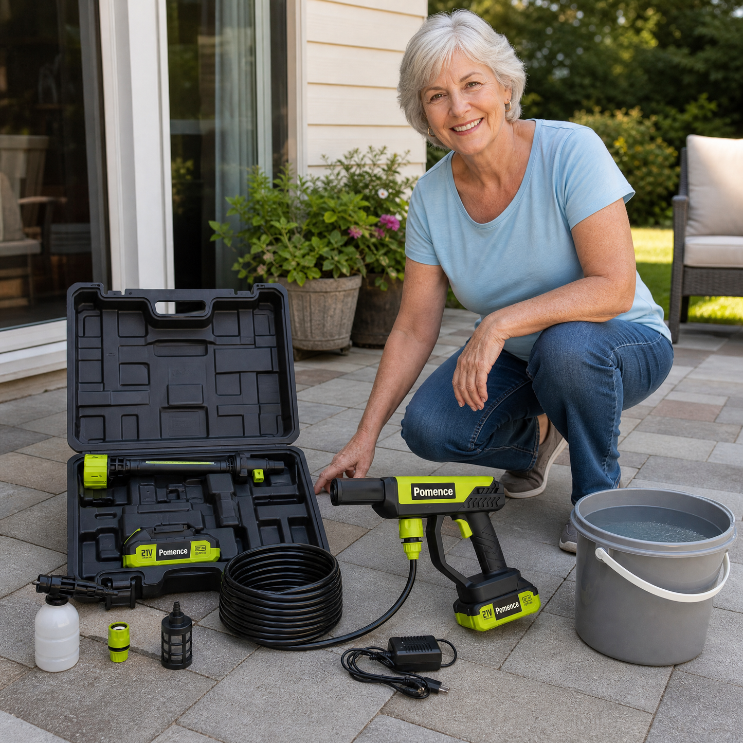 Pomence™ Cordless Pressure Washer