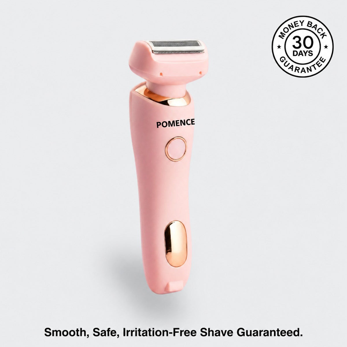 Pomence painless hair removal shaver in pink
