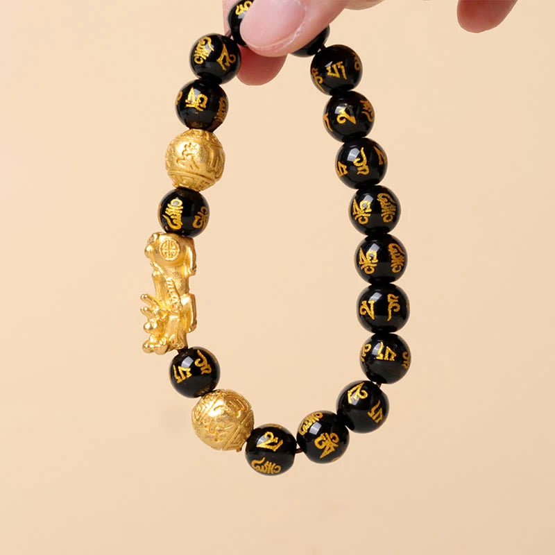 FengShui PiXiu Obsidian Wealth Bracelet VIP