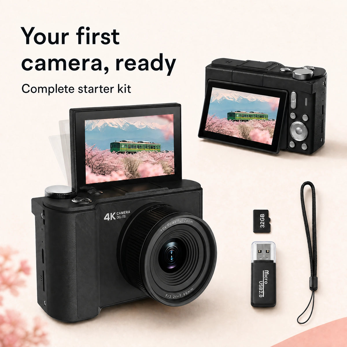 Pomence™ Digital Vlogging Camera