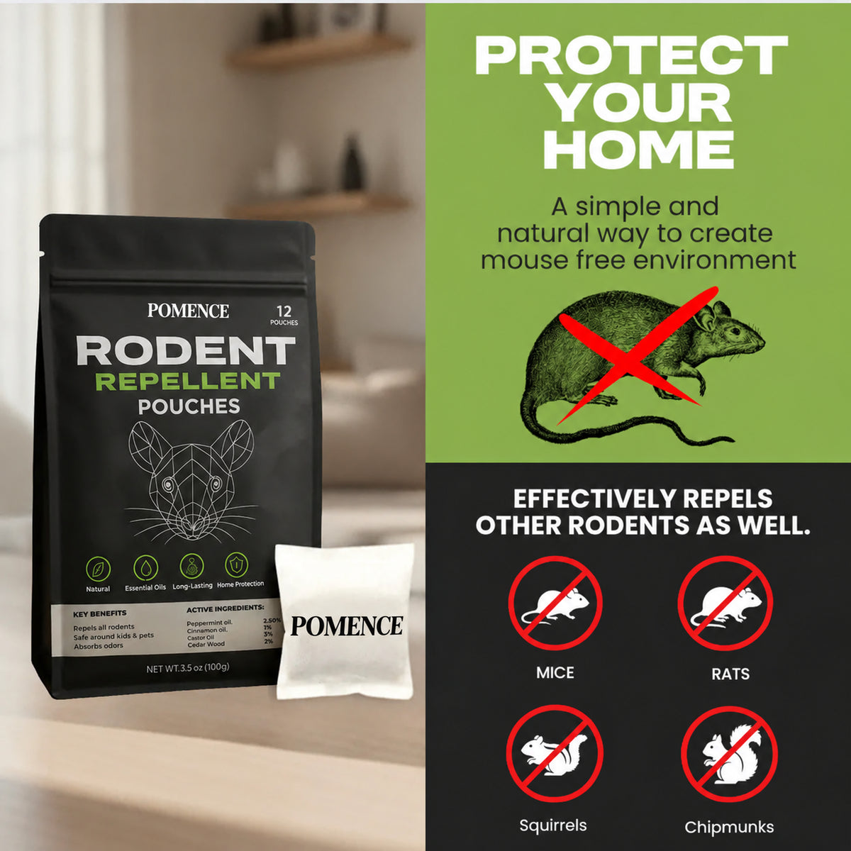 Pomence™ Rodent Repellent Pouches