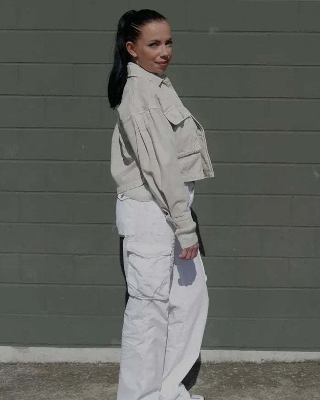 Pomence™ Adjustable Cargo Pants. Adjustable cargo pants, look 10