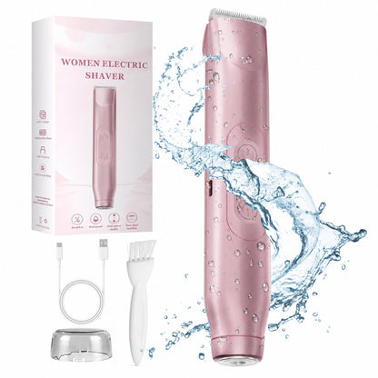 Pomence™ 2-in-1 Bikini Trimmer. What's included: trimmer, facial head, USB-C cable, and cap