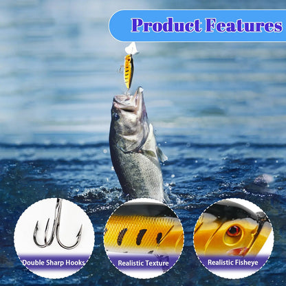 Product features: double sharp hooks, realistic texture, realistic fisheye