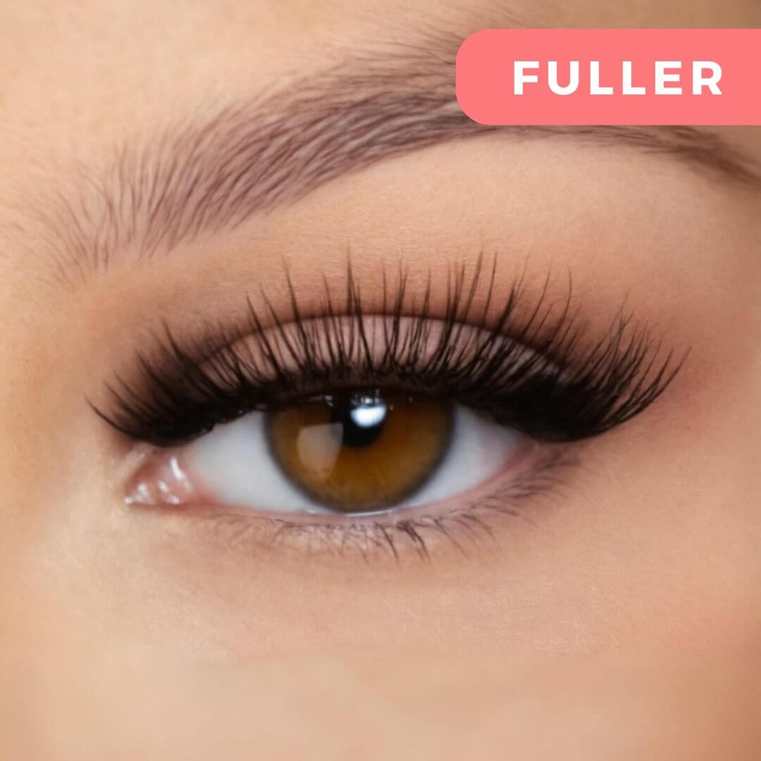 Pomence™ Magnetic Lashes. Pomence Magnetic Lashes, Fuller style, finished result