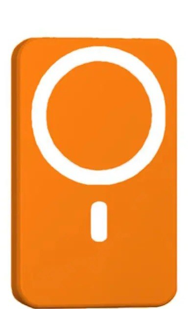 Pomence™ Magnetic Wireless Power Bank. Pomence Magnetic Wireless Power Bank, Orange