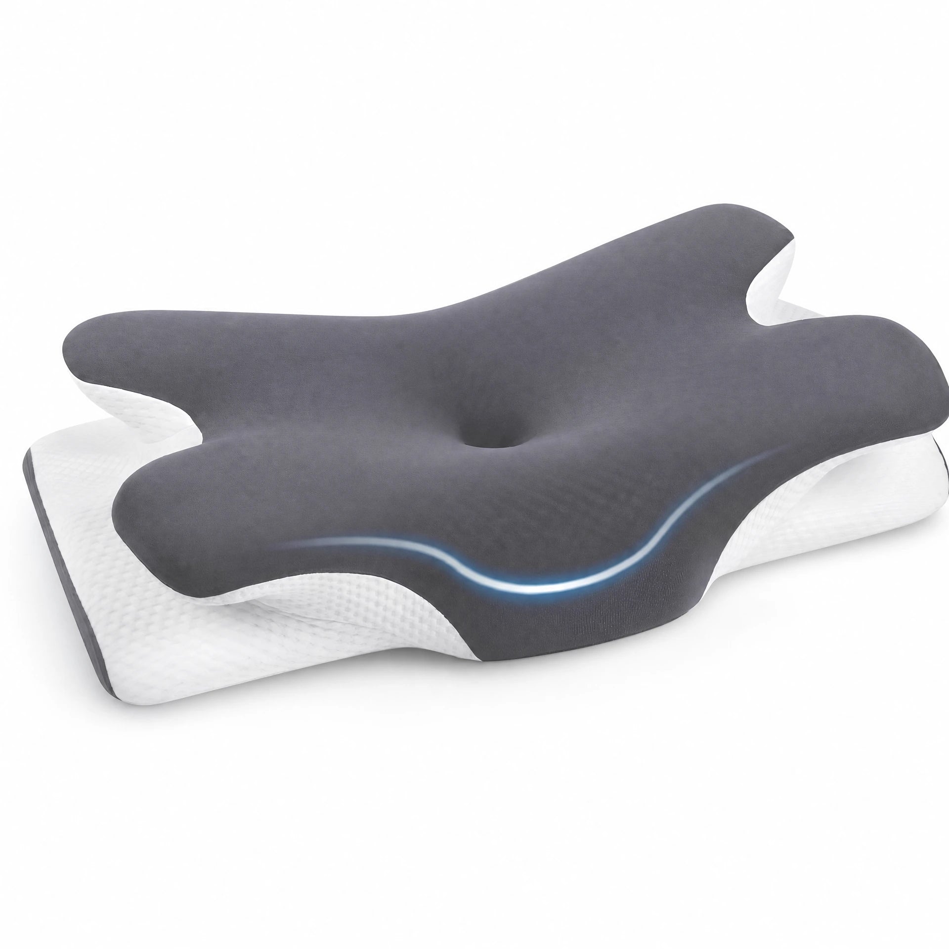 Pomence Memory Neck Pillow on a clean white background