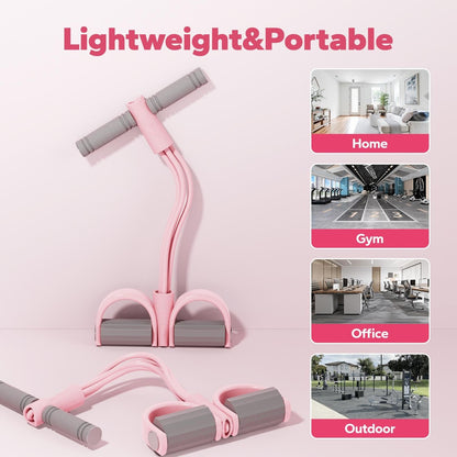 Lightweight and portable: the Pomence Pedal Resistance Band for home, gym, office and outdoor workouts