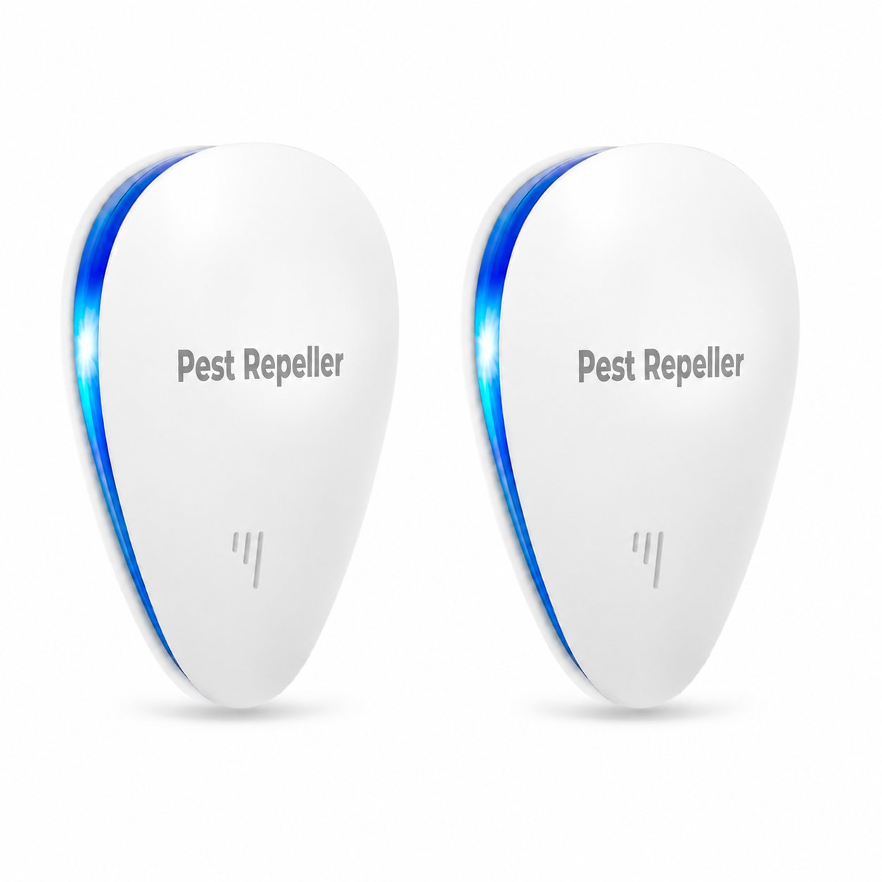 Two Pomence Pest Repeller units side by side, Buy 1 Get 1 Free 2-pack