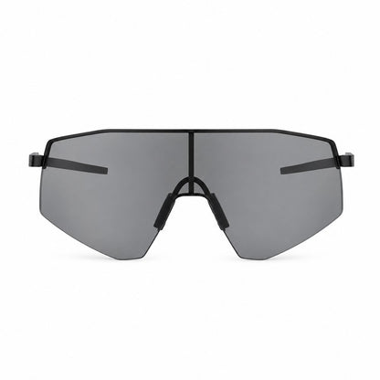 The Pomence Photochromic Sport Sunglasses in Clear Gray, front-facing packshot