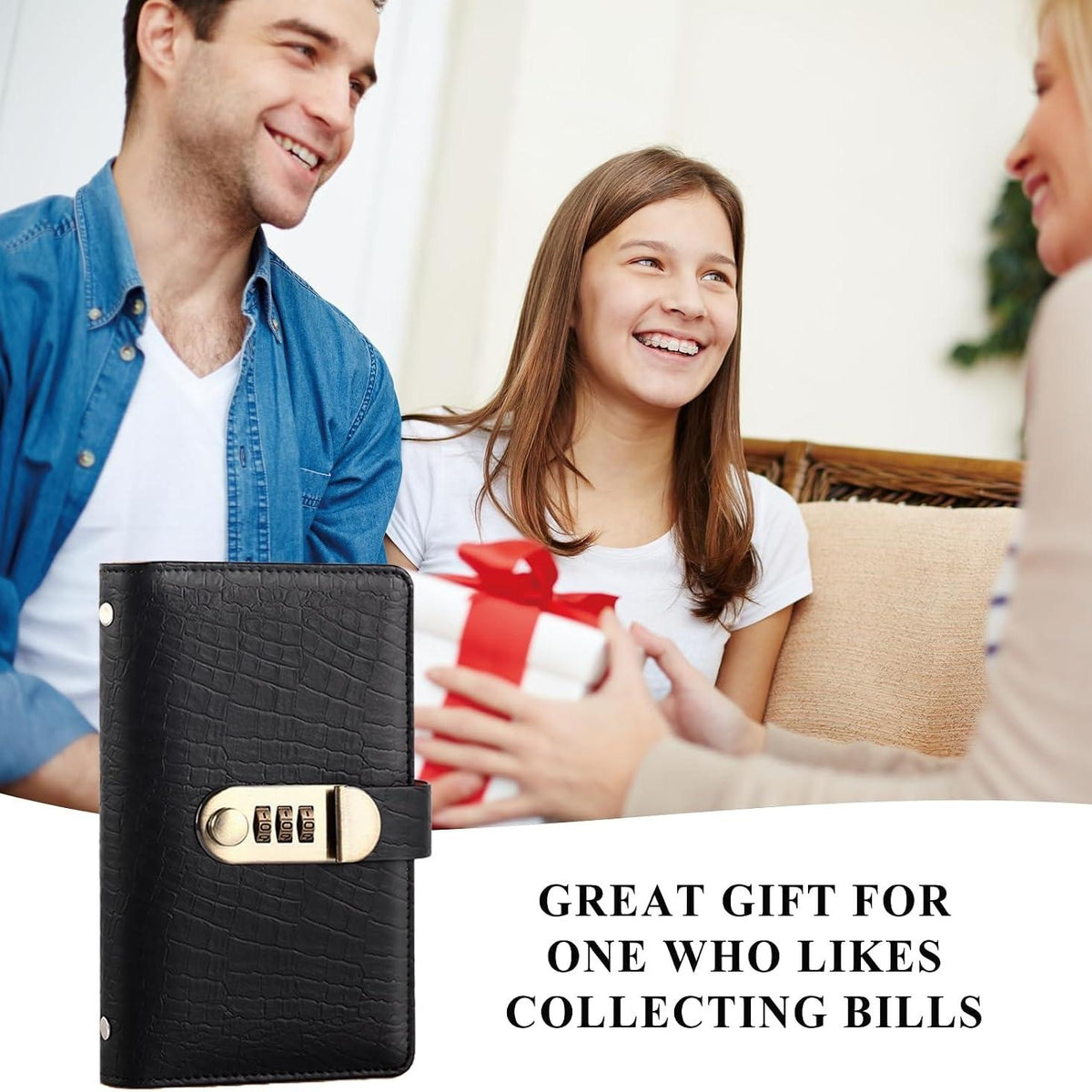 The Pomence Savings Binder given as a gift
