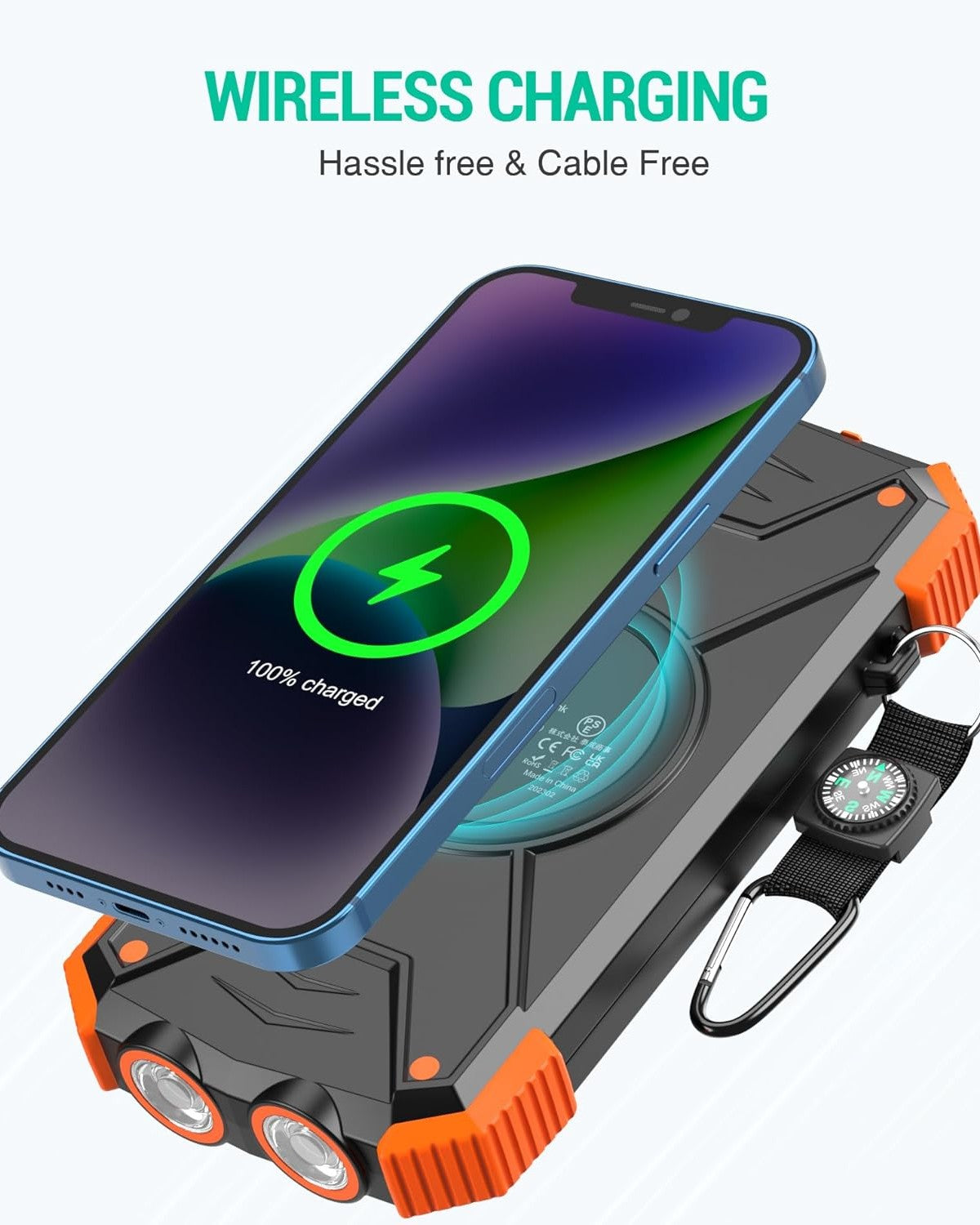 Wireless charging pad, hassle free and cable free