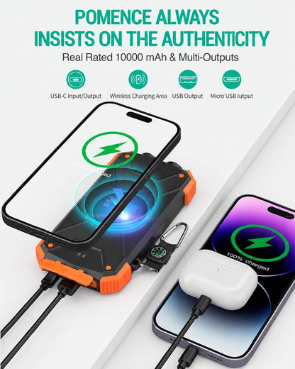 Real rated 10000 mAh with multiple outputs