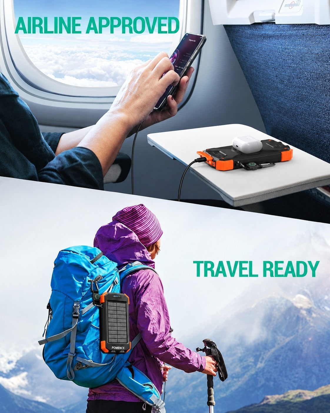 Airline approved and travel ready