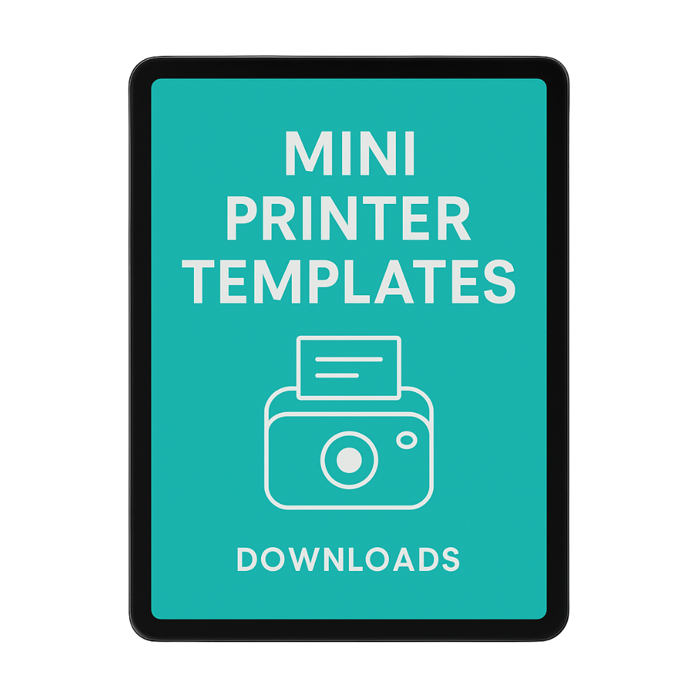 Mini Printer Templates