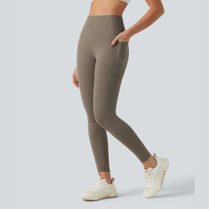 Pomence High Waisted Tummy Control Sculpt Leggings with Pockets