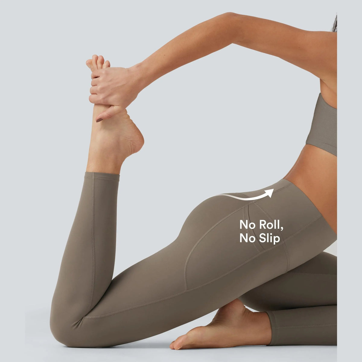 No roll, no slip waistband