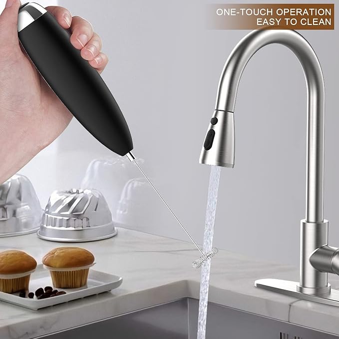 Electric Handheld Milk Frother Wand