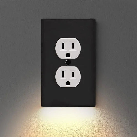 Outlet Wall Plate With LED Lights