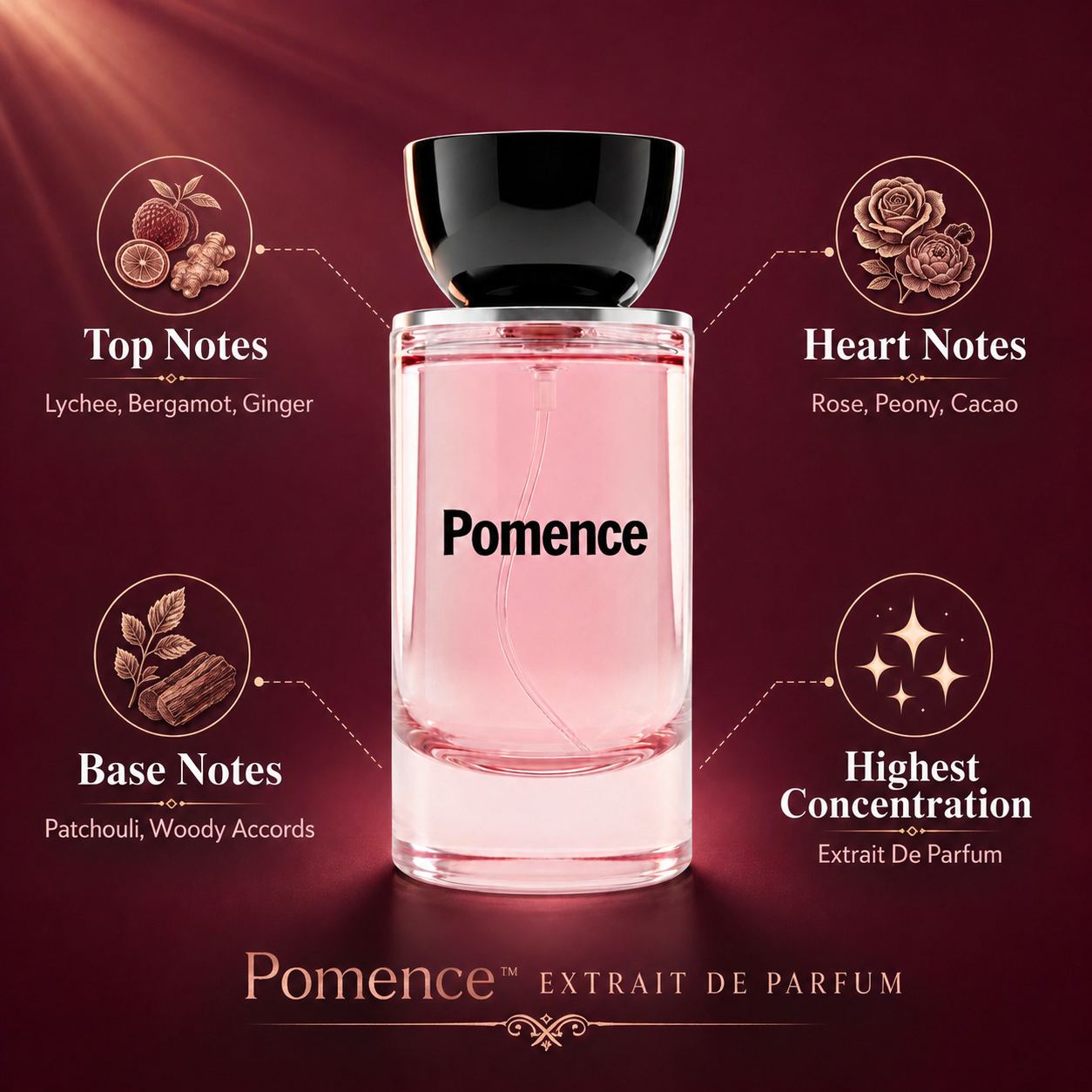 Pomence Rosey Extrait de Parfum