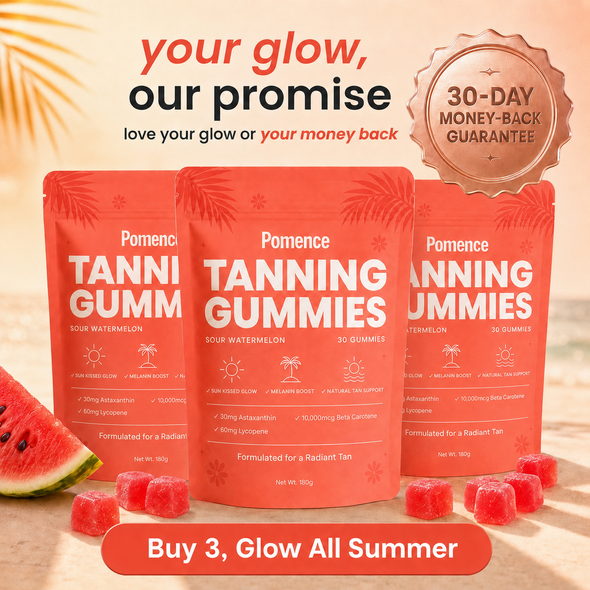 Pomence Tanning Gummies