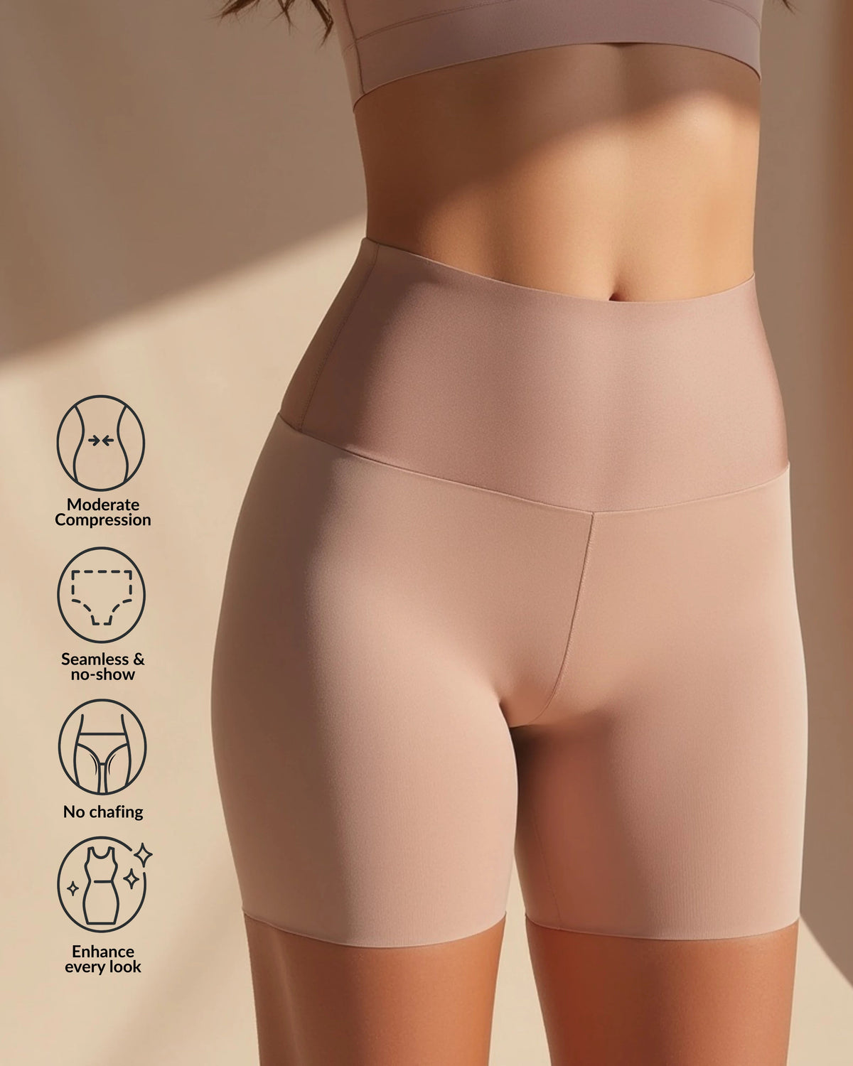 Grip waistband that does not roll down
