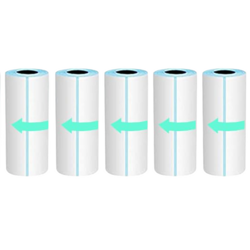 5x Sticker Paper Rolls