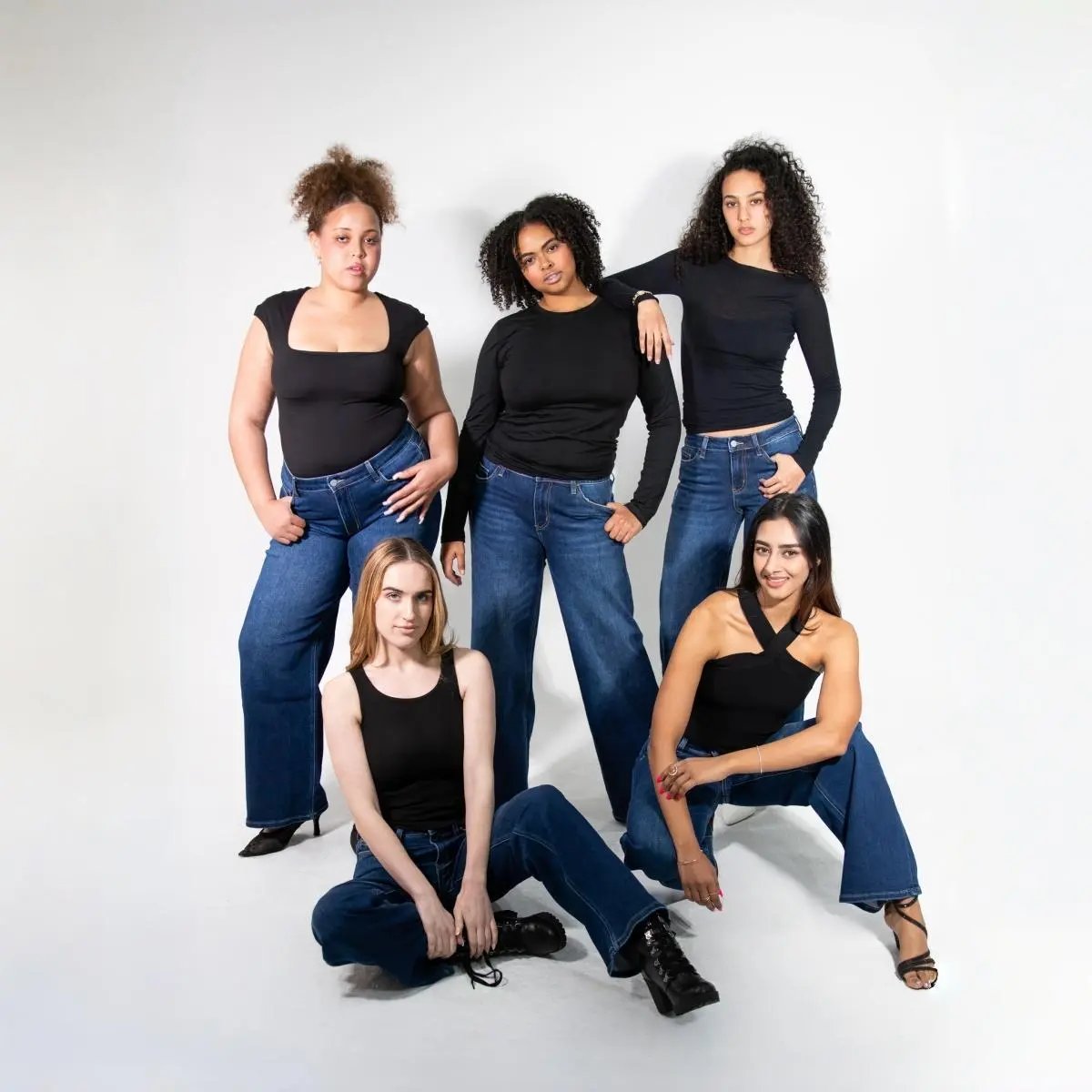 Pomence™ Baggy Wide-Leg Jeans