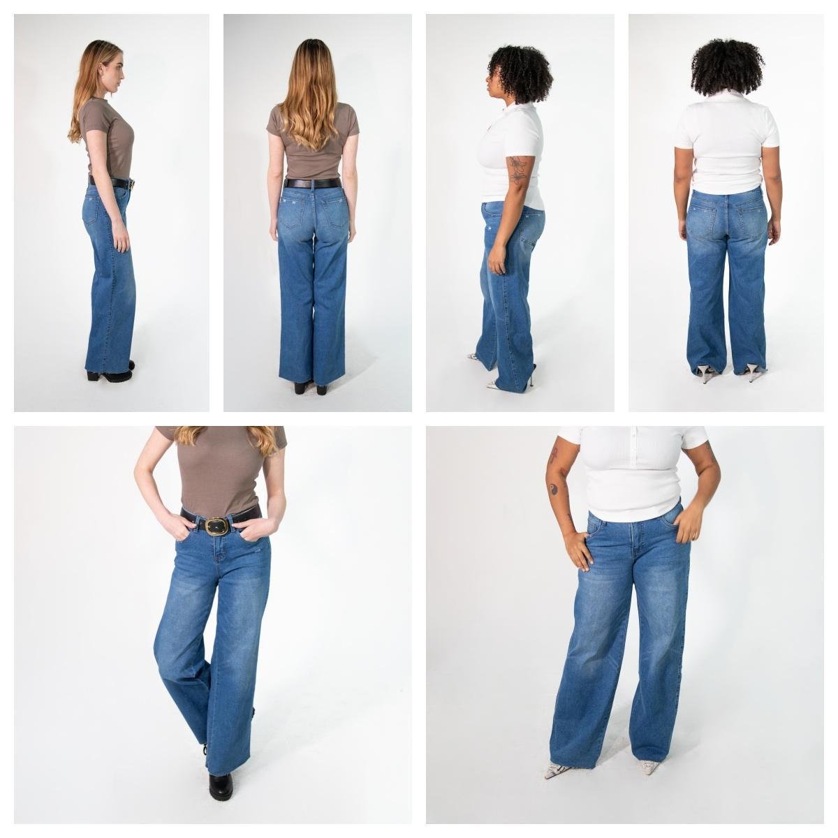 Pomence™ Baggy Wide-Leg Jeans