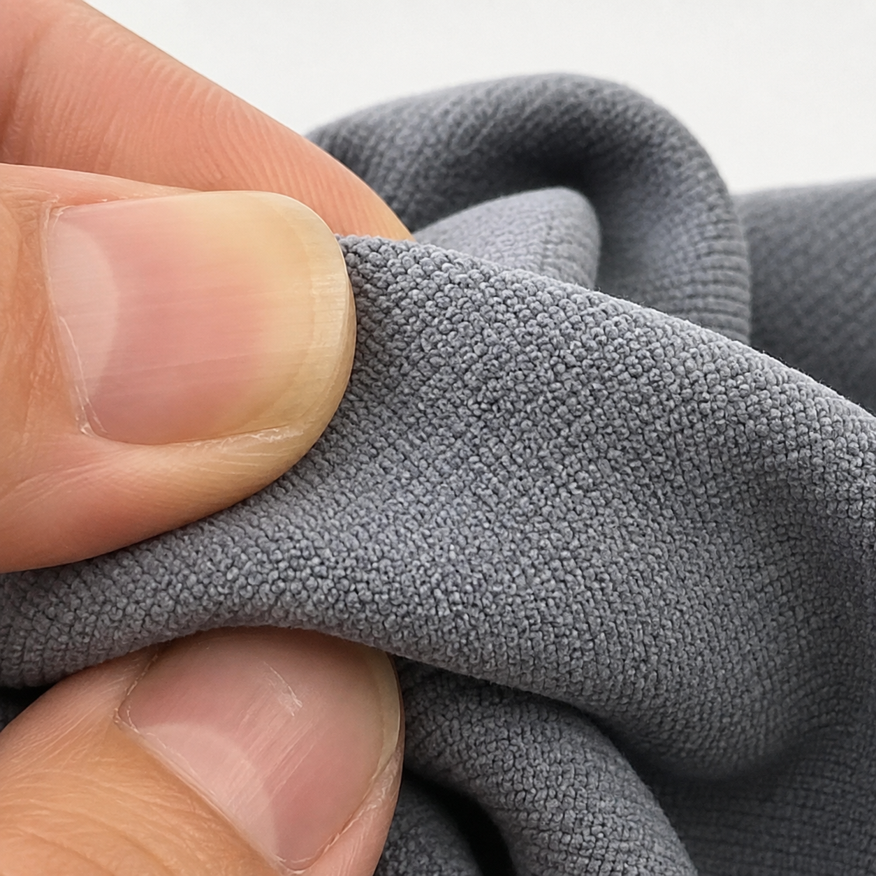 Macro of the Car Cloth nanofiber weave