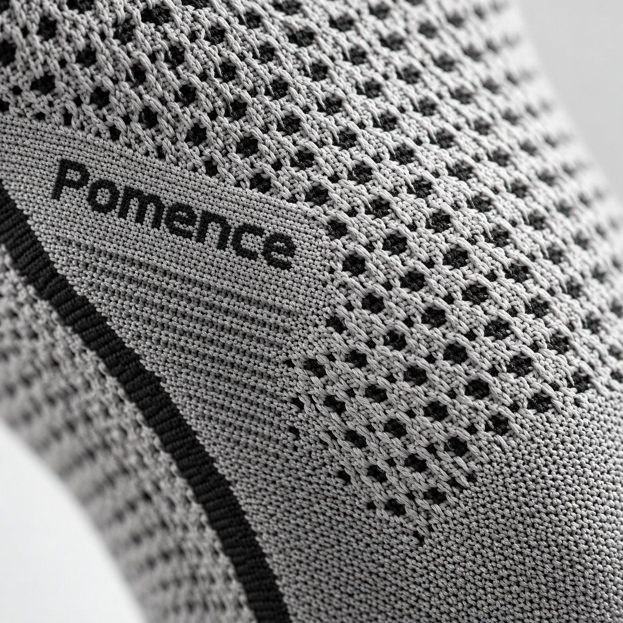 The breathable knit fabric