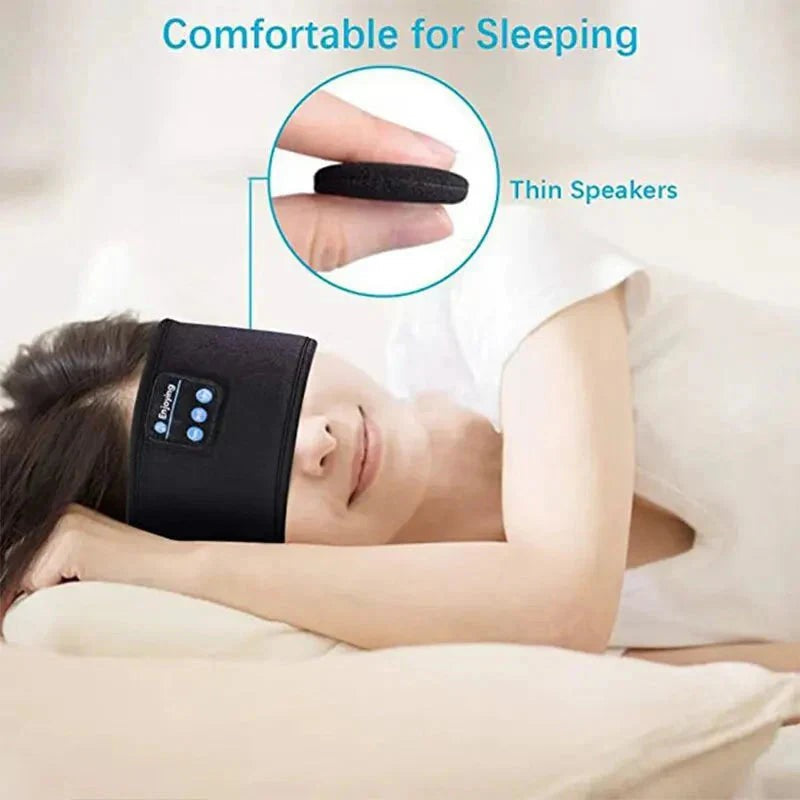 Bluetooth Sleep Headband: comfortable for sleeping, thin speakers inside the band