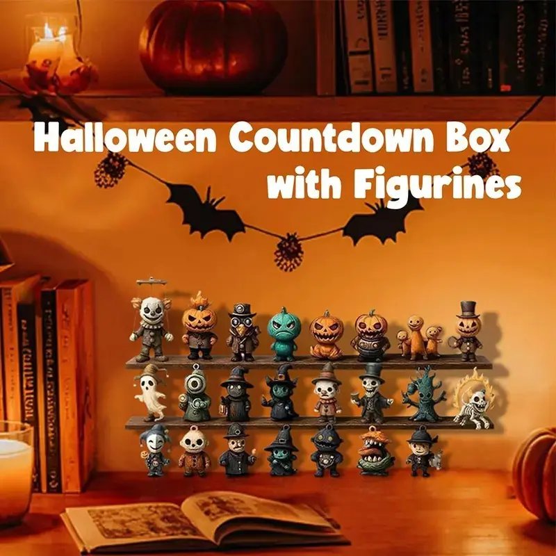 Shelf-ready Halloween countdown box display