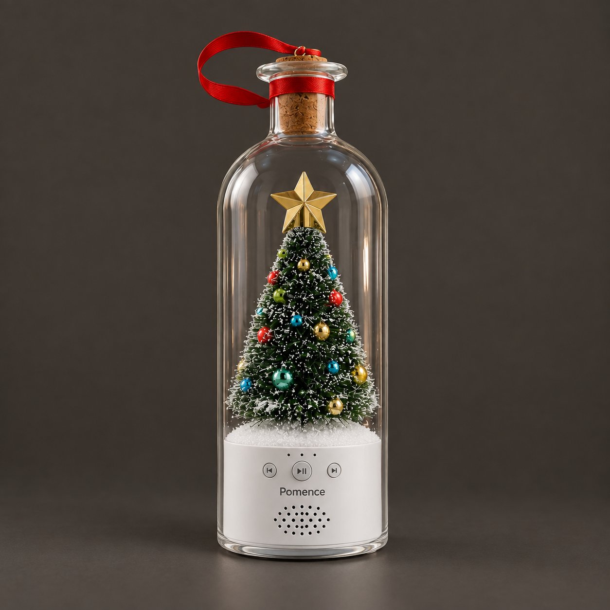 Record-a-Message Christmas Tree bottle