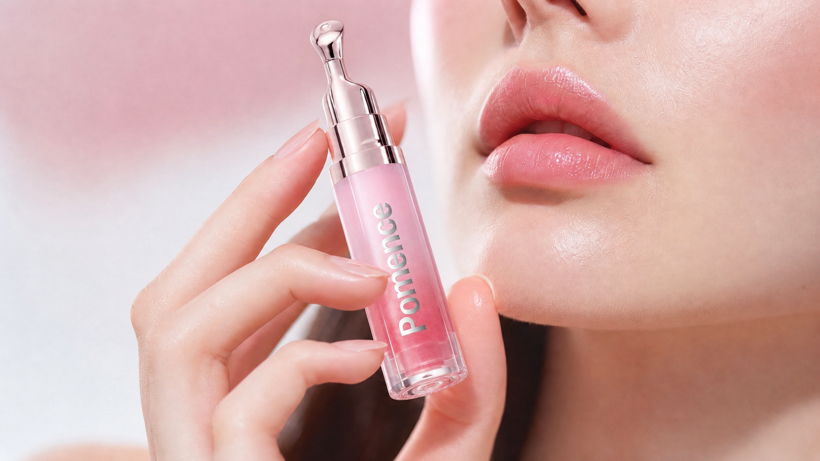 Cooling metal tip applicator for lips