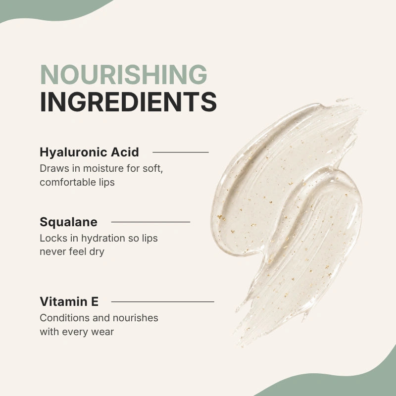 Pomence Signature Lipstick gel texture with Hyaluronic Acid, Squalane and Vitamin E